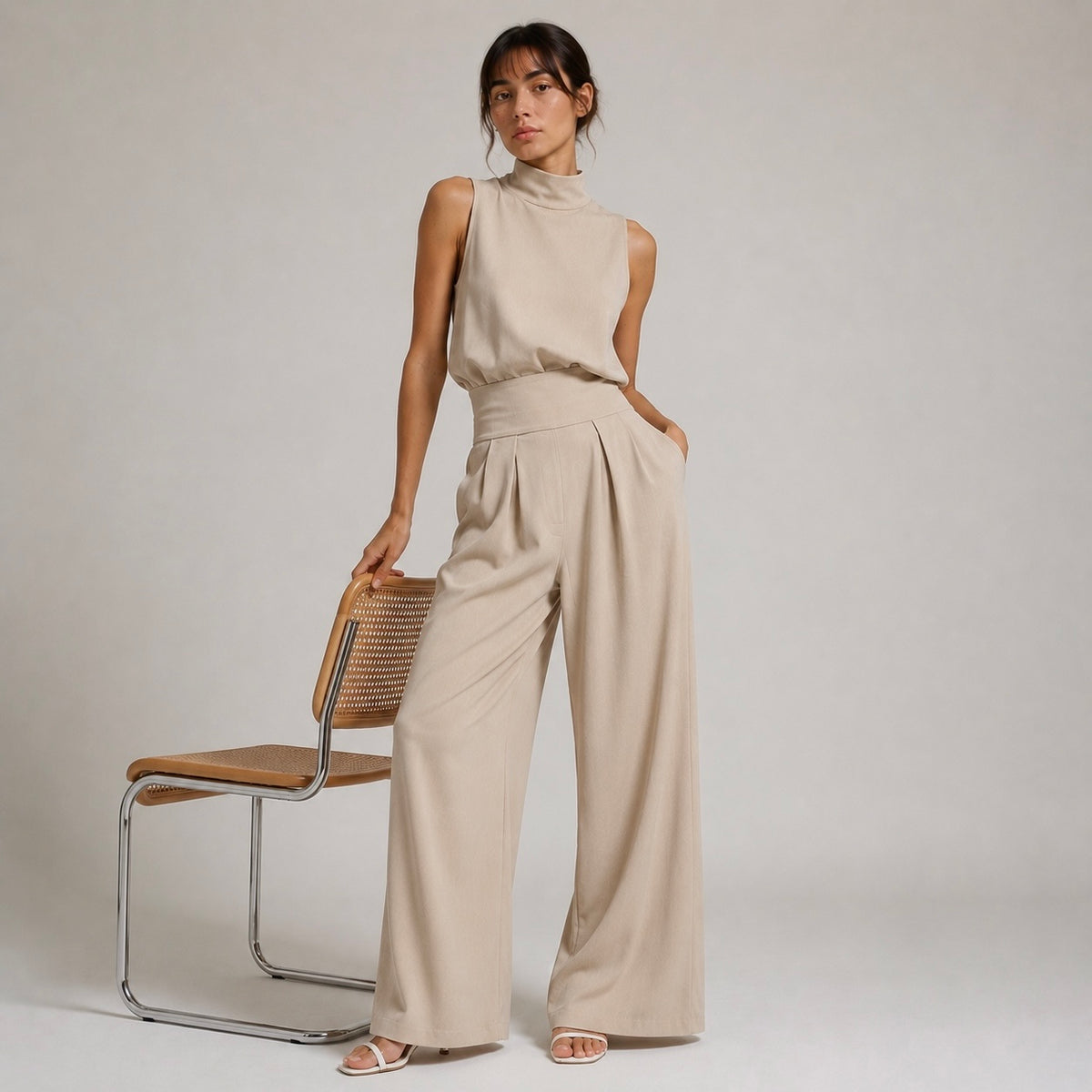 Women's Avira Linen Co-Ord | Two Piece Set