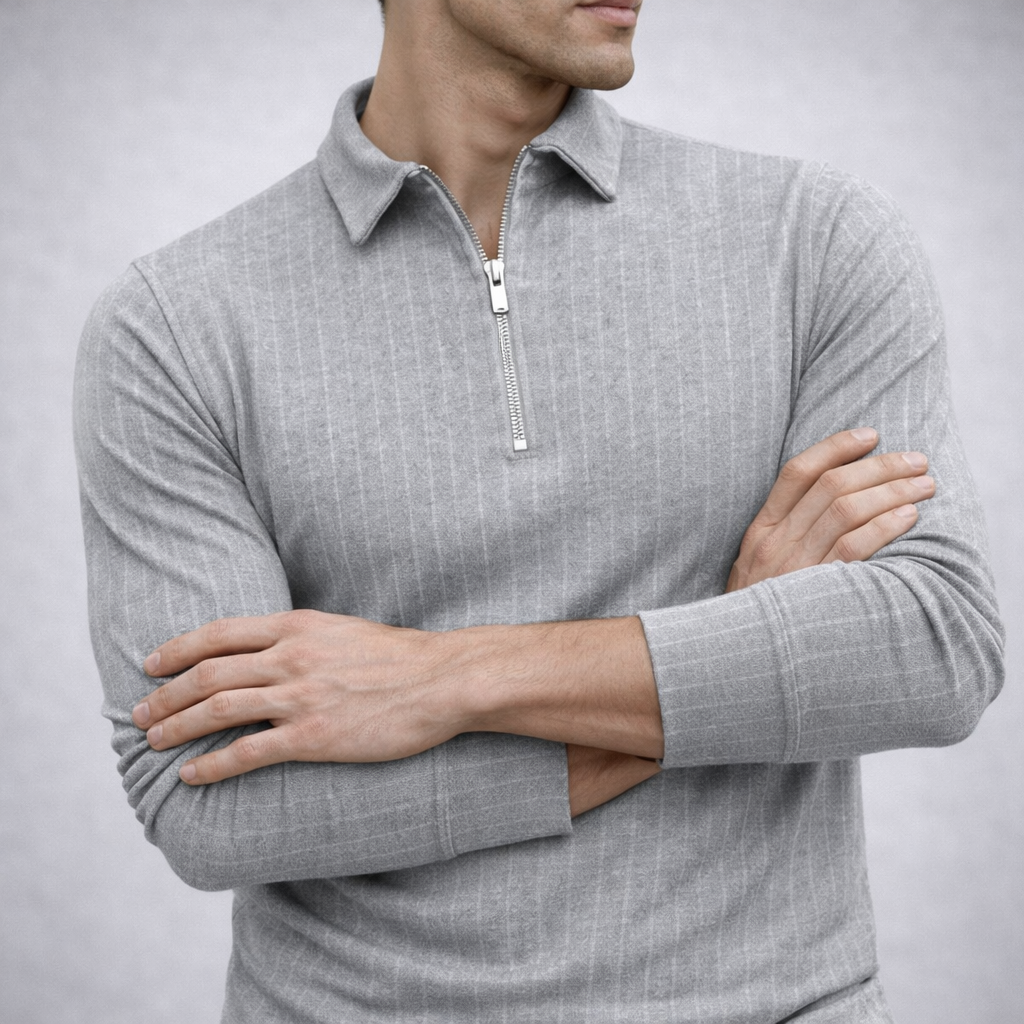 Tavian Zip Polo