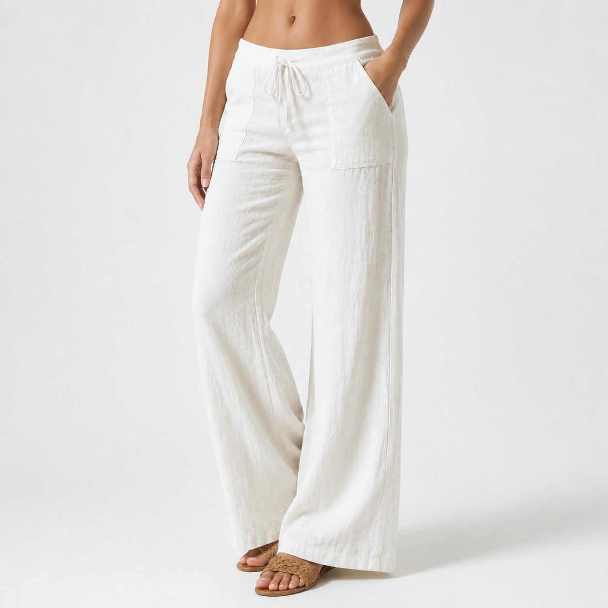 Women’s Mara Relaxed/Casual Loose Trousers With Drawstring