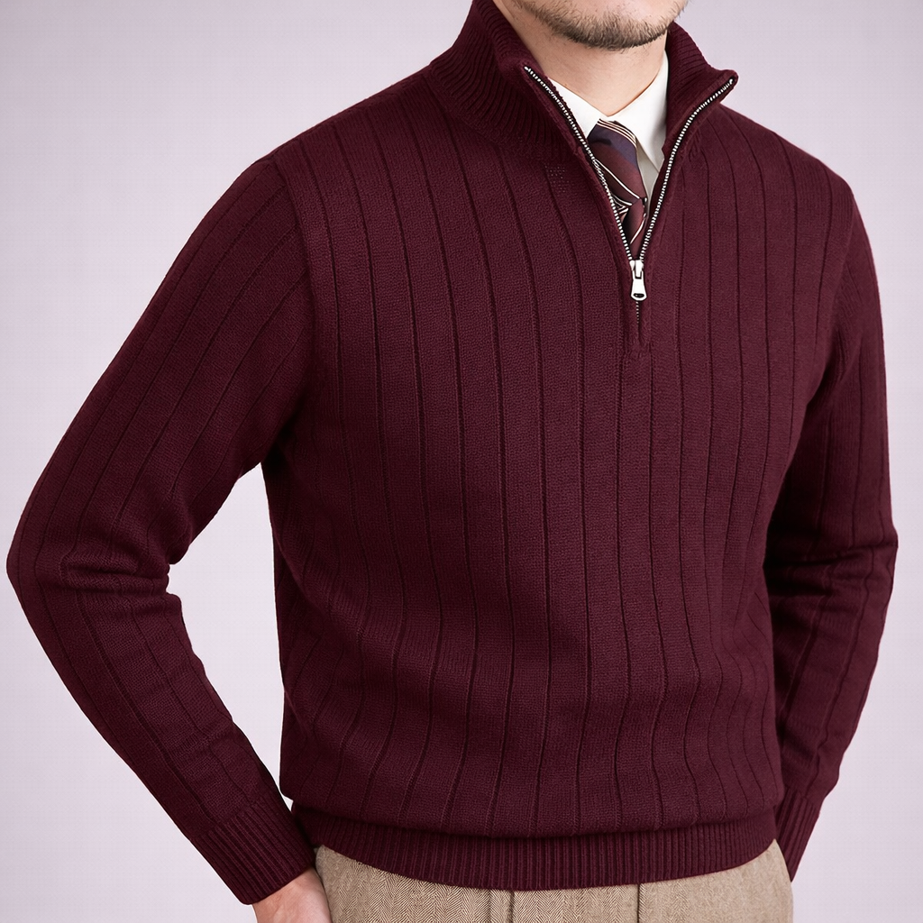 Leon Quarter-Zip Knit