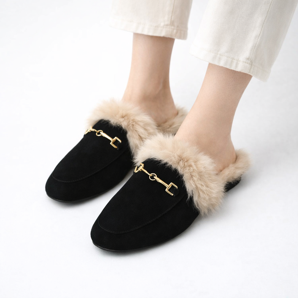 Mirelle Velvet Slip-Ons