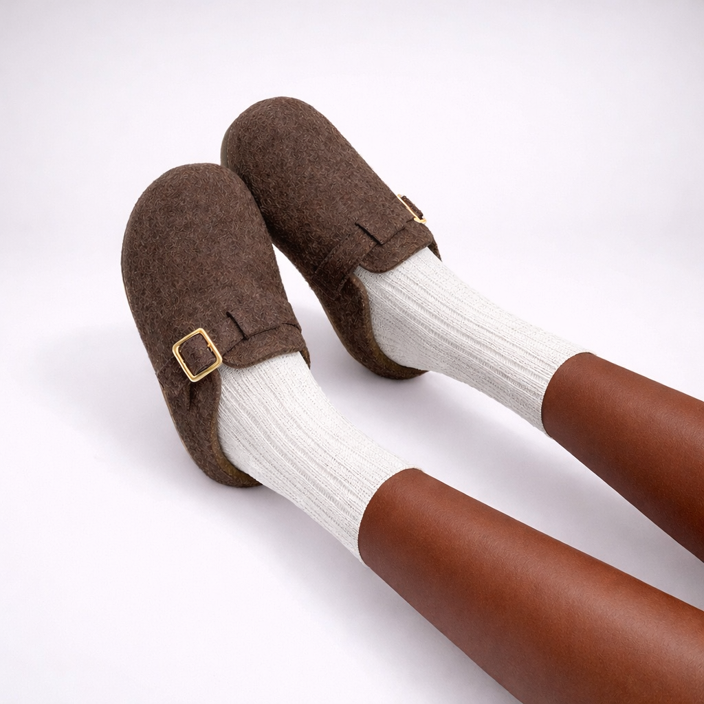 Elin Wool Clogs
