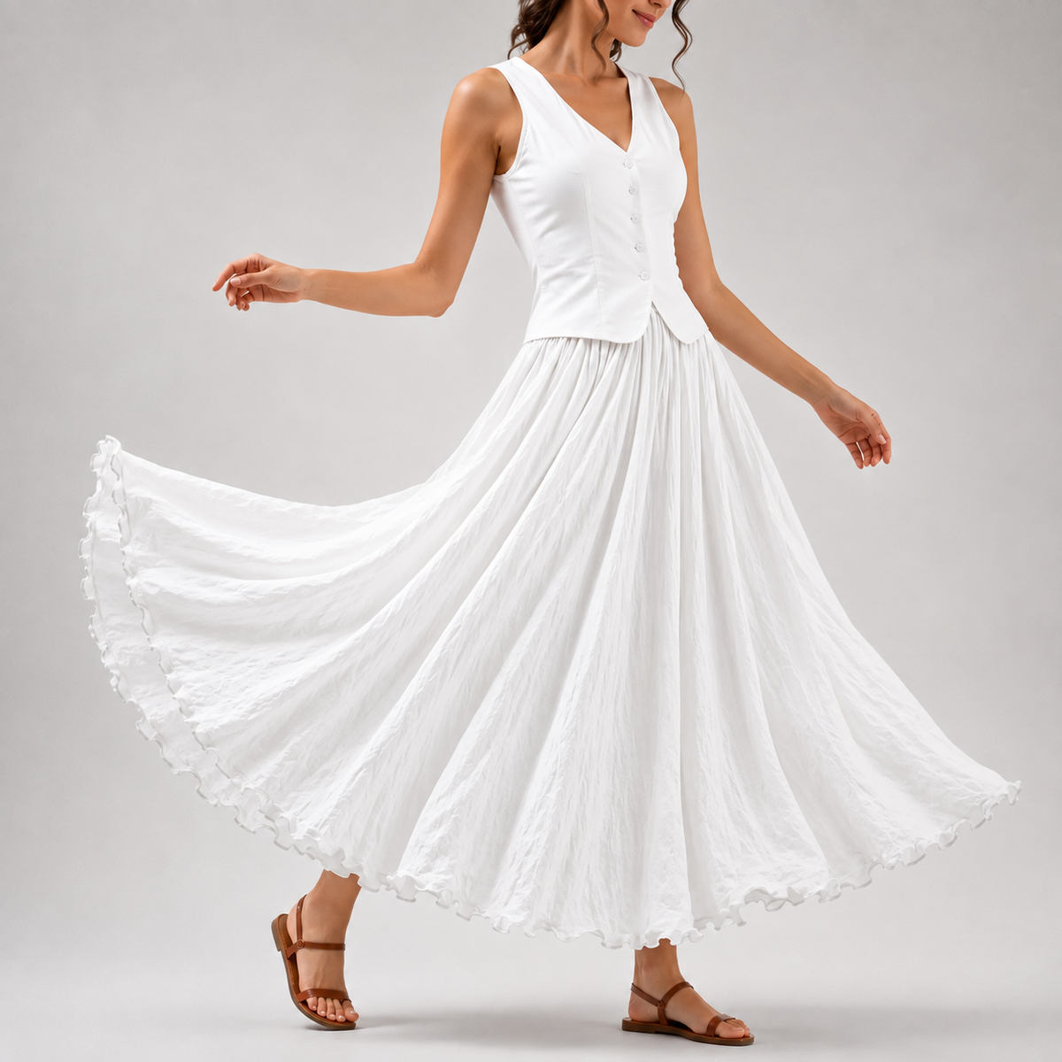 Women's Saia Flowy Maxi Skirt