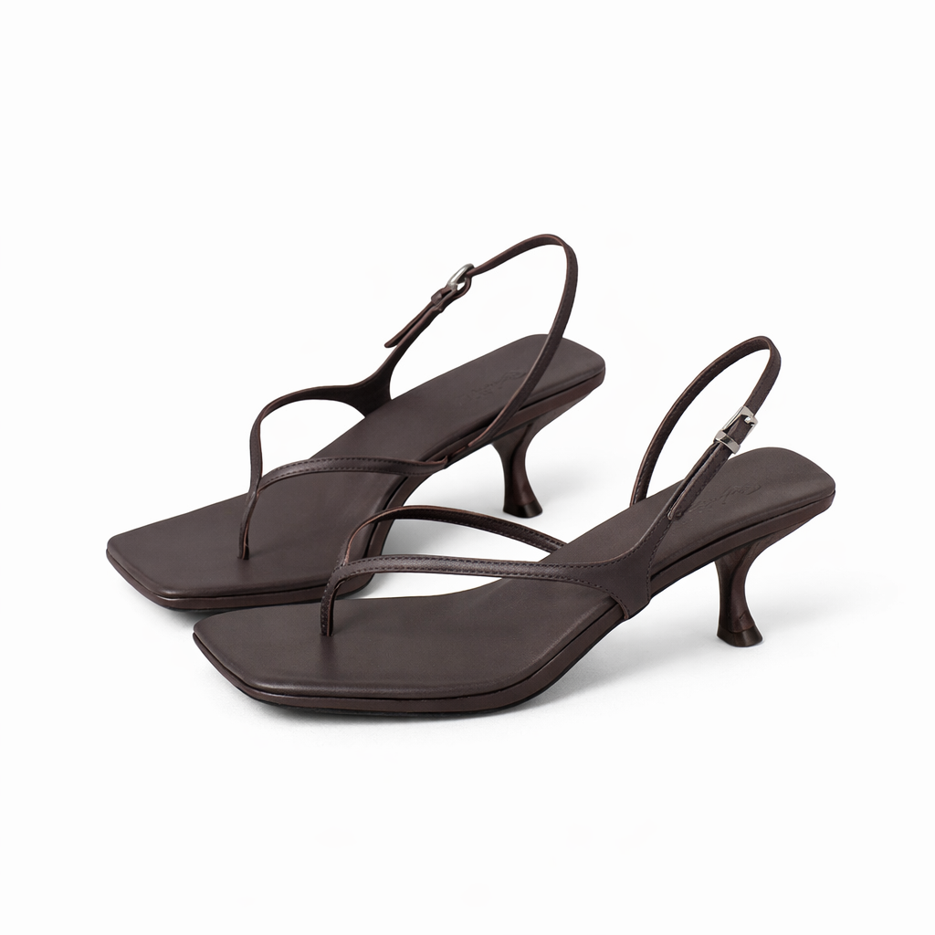 Liora Square Toe Heels