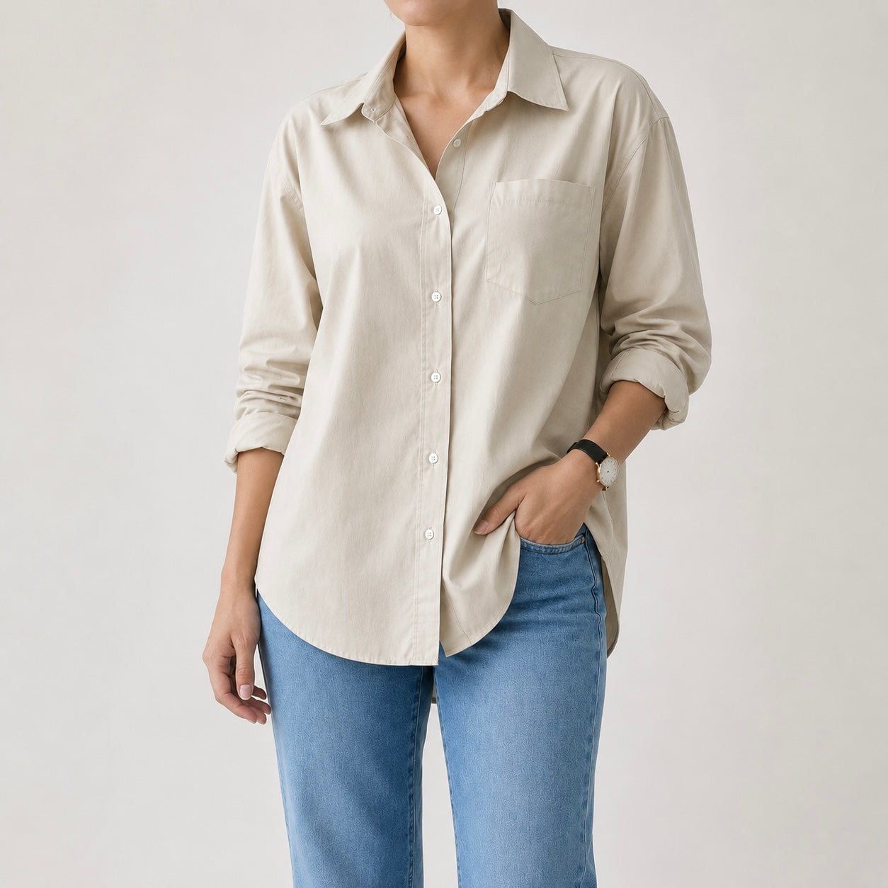 Women's Camille Relaxed Fit Cotton Shirt