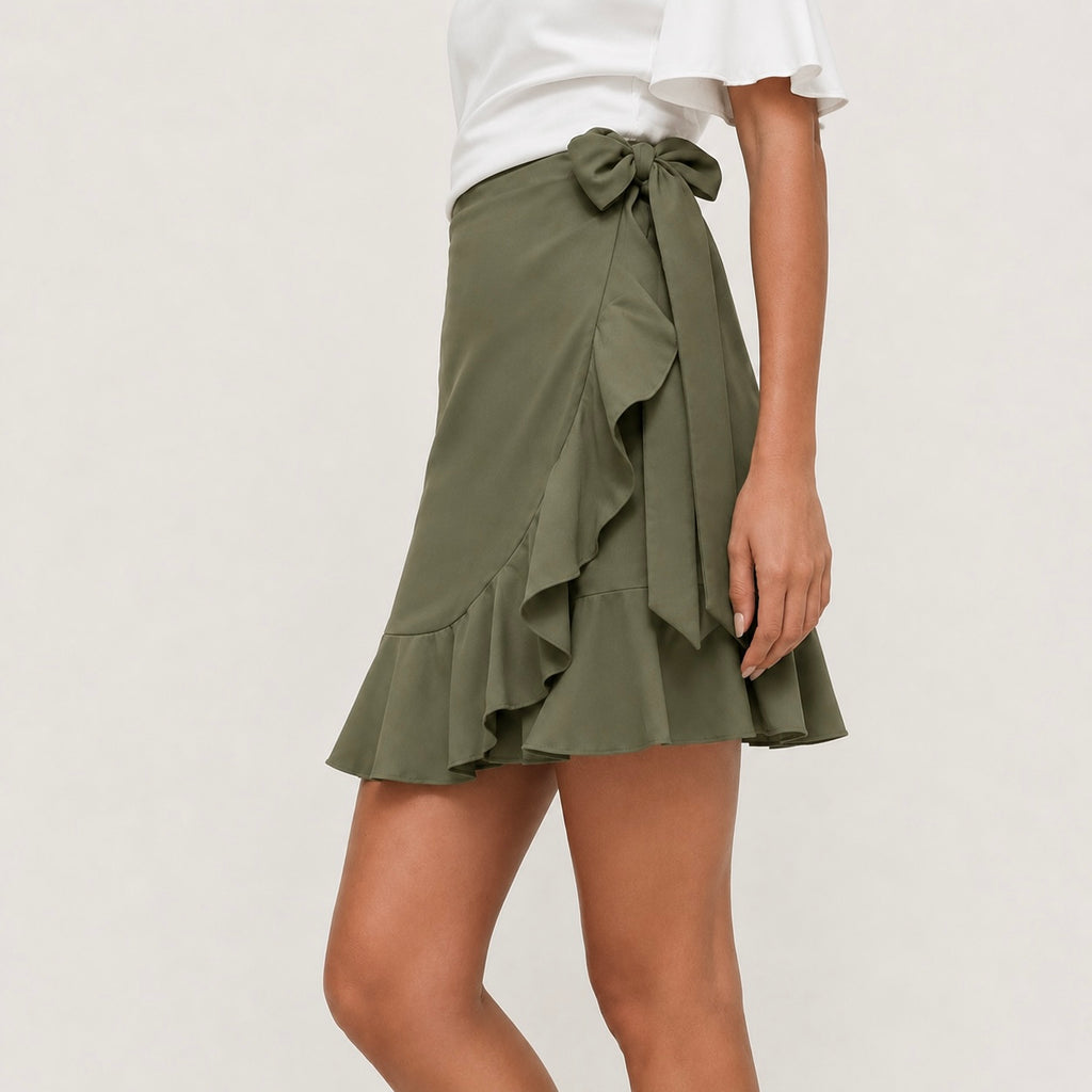 Women's Selene Stretch Wrap Skirt