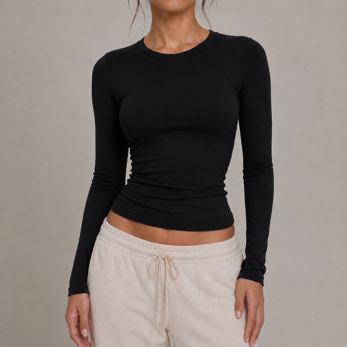 Women's Sorelle Cotton Long Sleeve Essential Tshirt