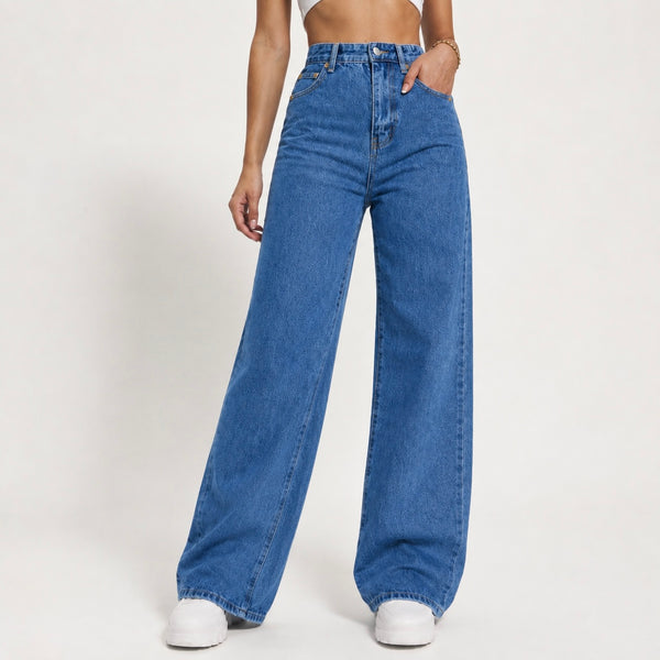 Women's Zarelle Wide-Leg Casual Jeans