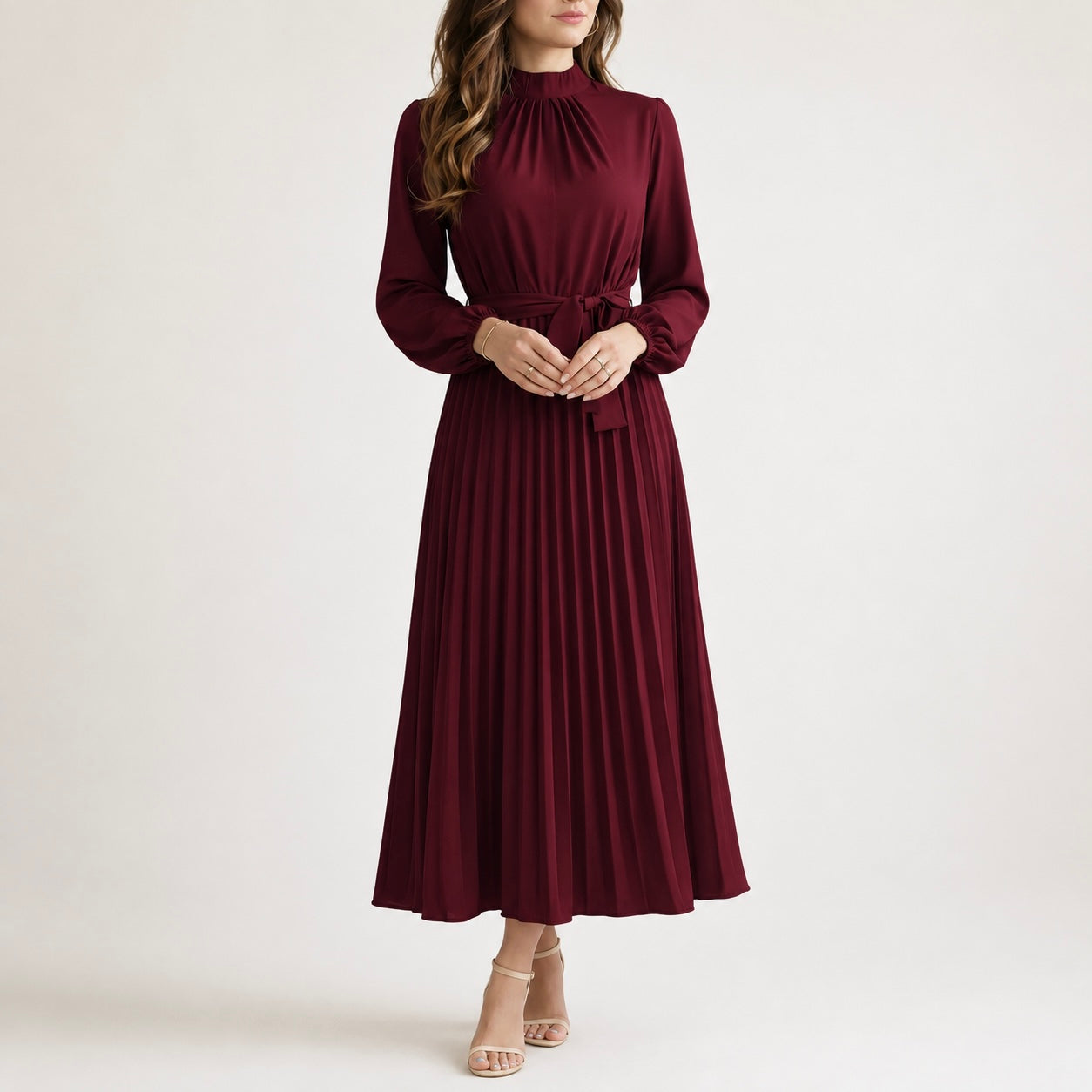 Women's Elara Pleated Maxi Dress