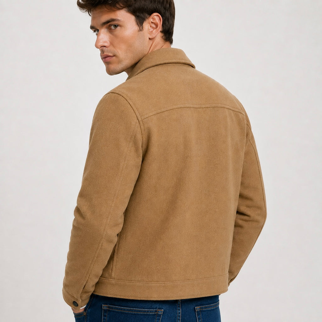 Men's Rovan Suede Button Casual Jacket