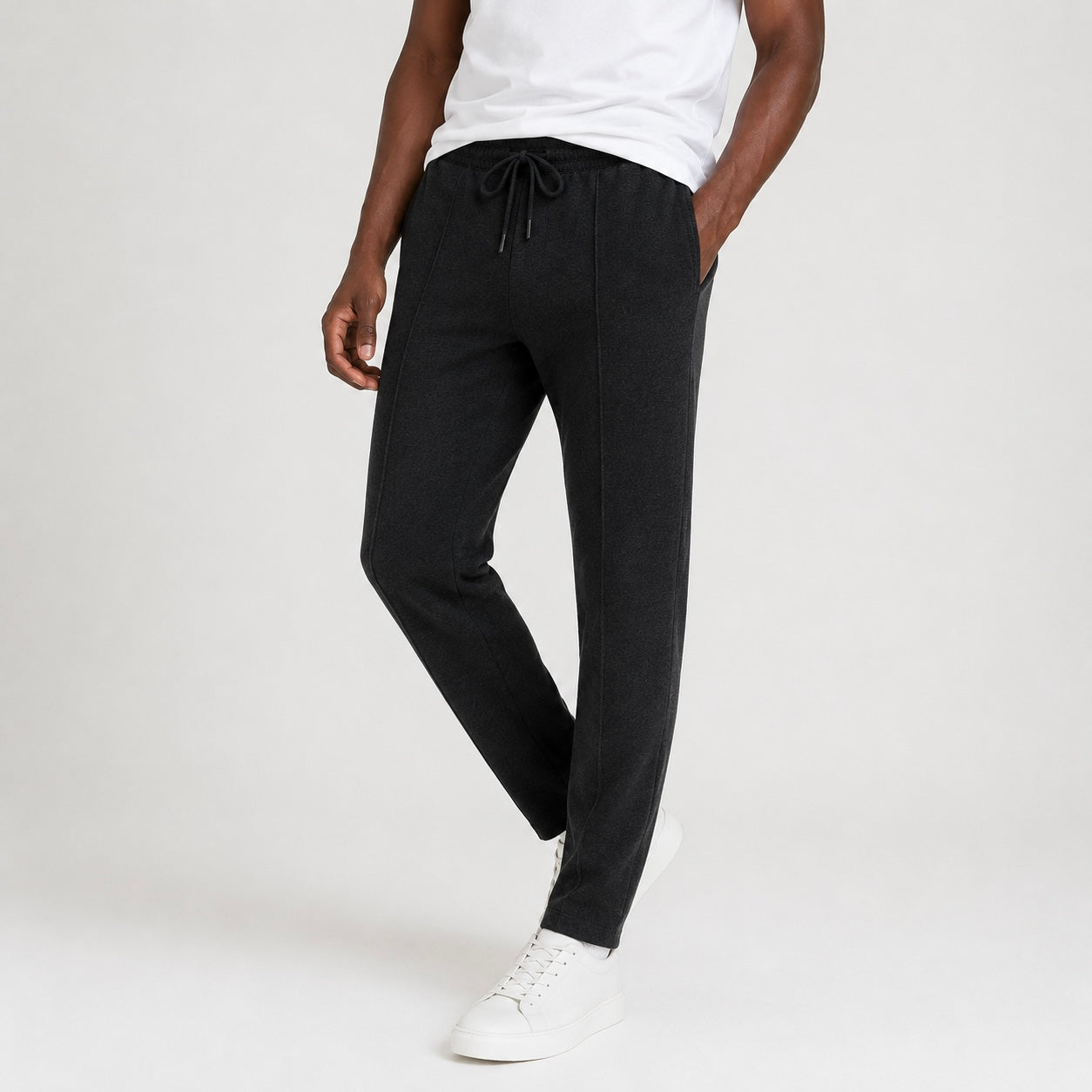Men’s Roman Cashmere Blend Drawstring Trousers - Relaxed Fit