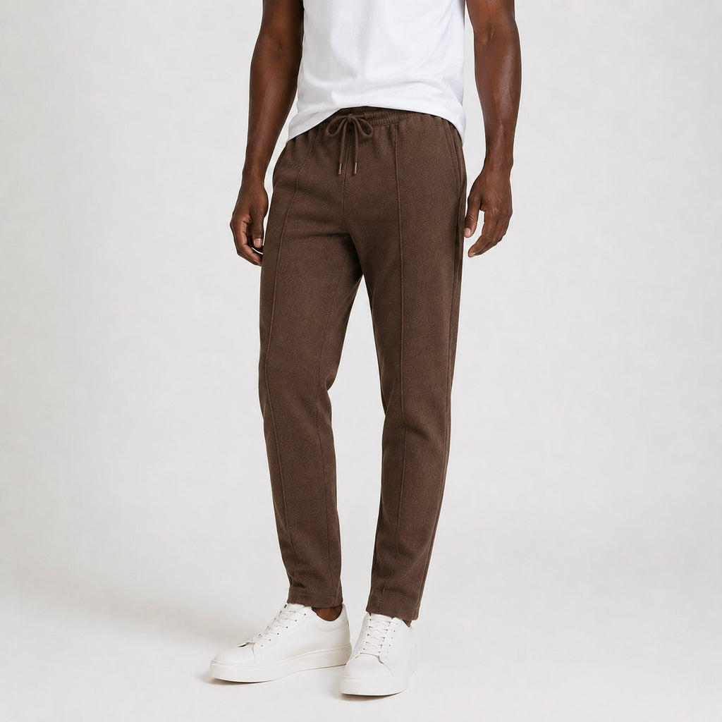 Men’s Roman Cashmere Blend Drawstring Trousers - Relaxed Fit