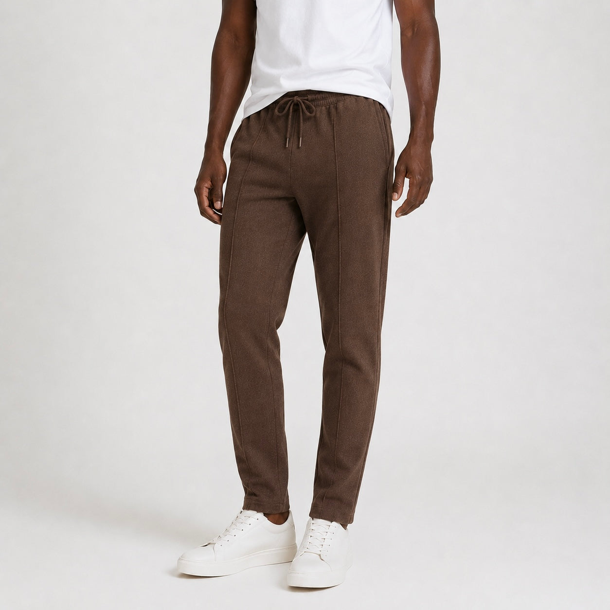 Men’s Roman Cashmere Blend Drawstring Trousers - Relaxed Fit