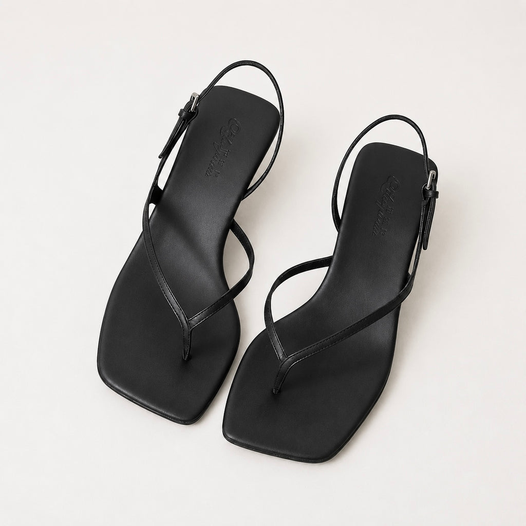 Women's Liora Square Orthopaedic Toe Heels with Strap
