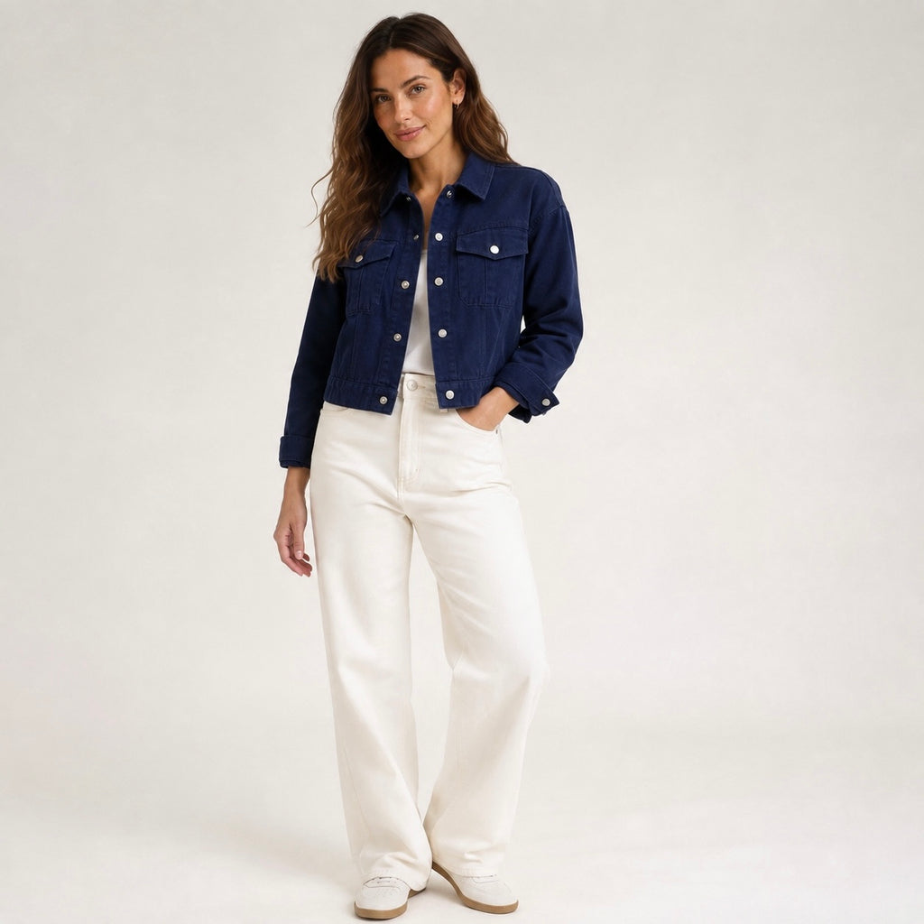 Women's Sienna Cropped Denim Jacket