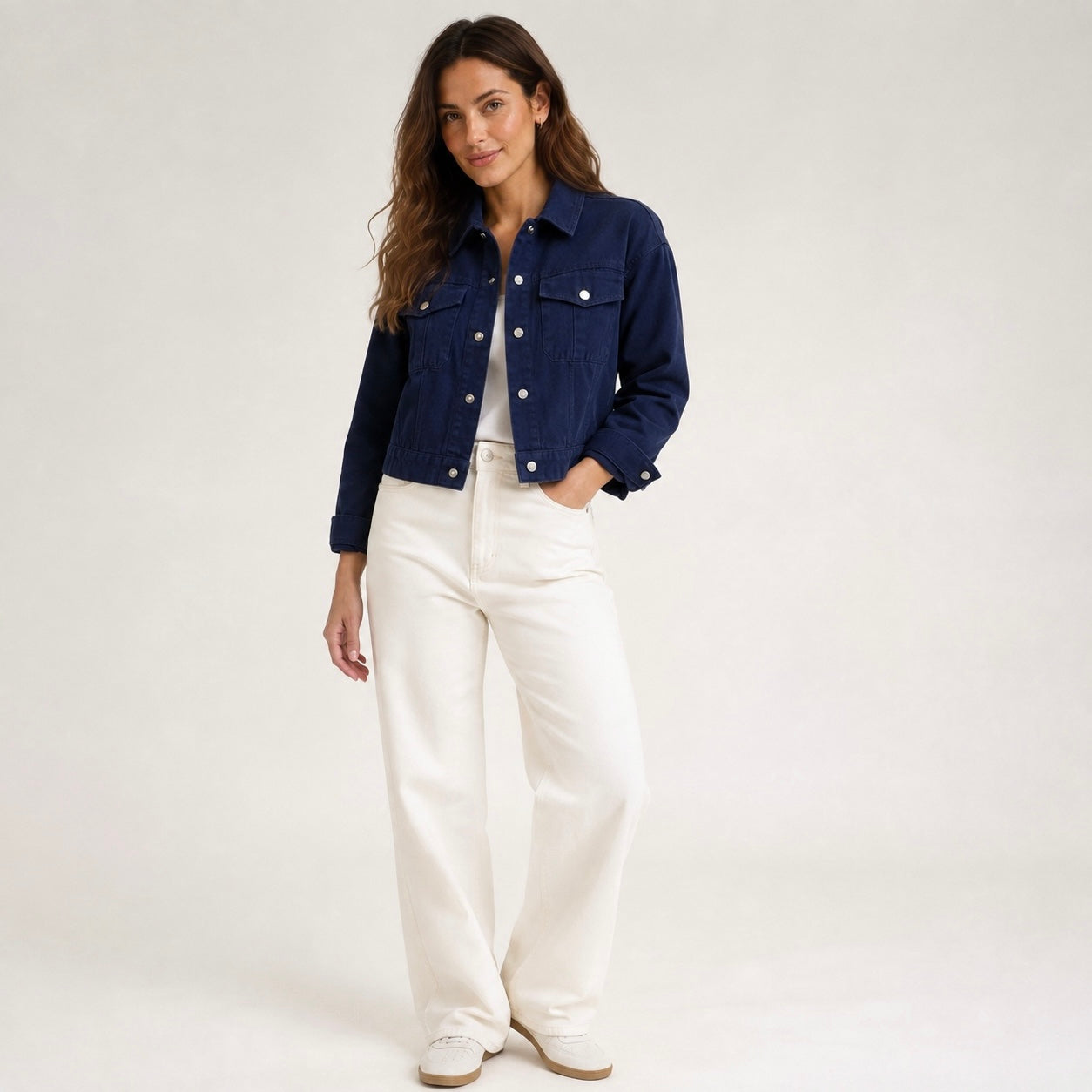 Women's Sienna Cropped Denim Jacket