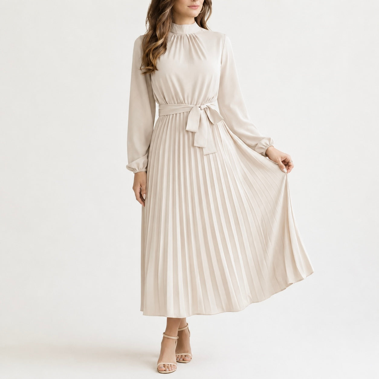 Women's Elara Pleated Maxi Dress