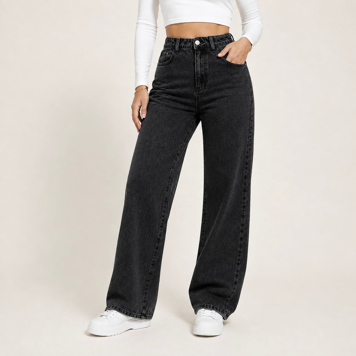Women's Zarelle Wide-Leg Casual Jeans