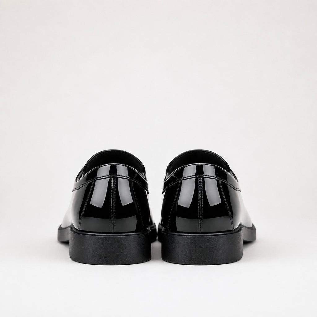 Men's Lucien Black Patent Loafers
