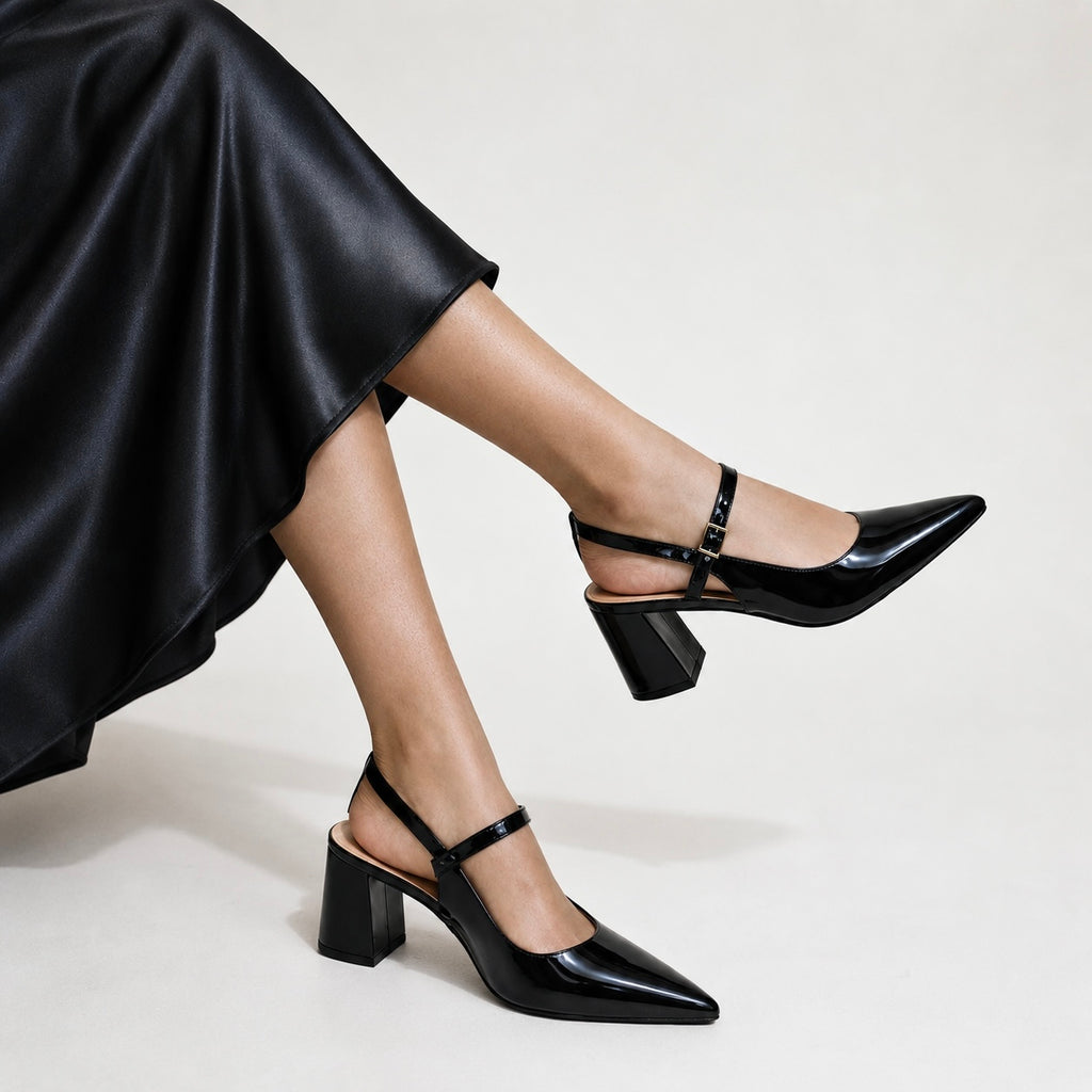 Women's Arielle Elegant Pointed Toe Strap Heels