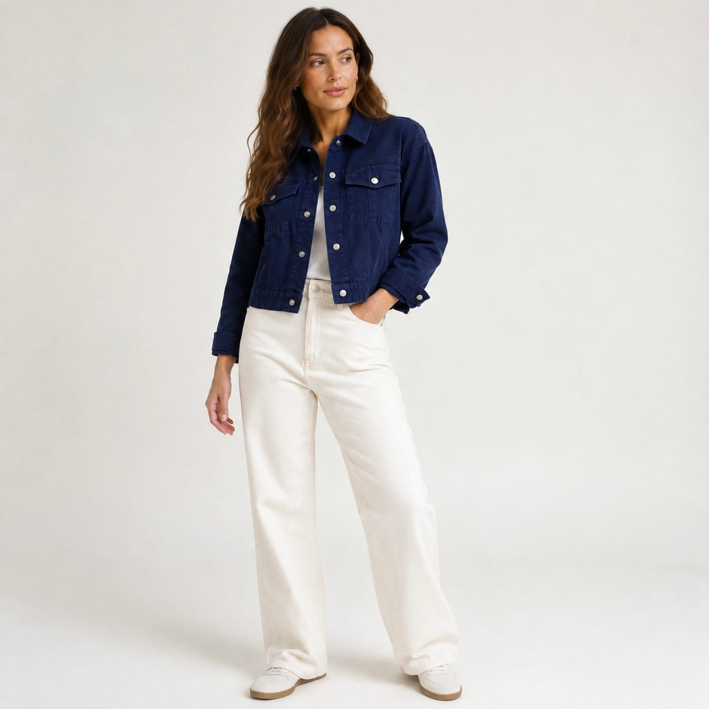 Women's Sienna Cropped Denim Jacket