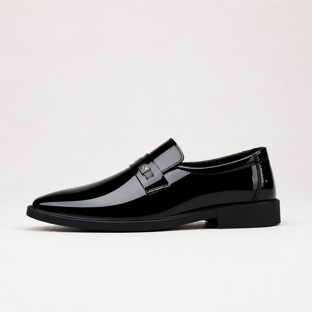 Men's Lucien Black Patent Loafers