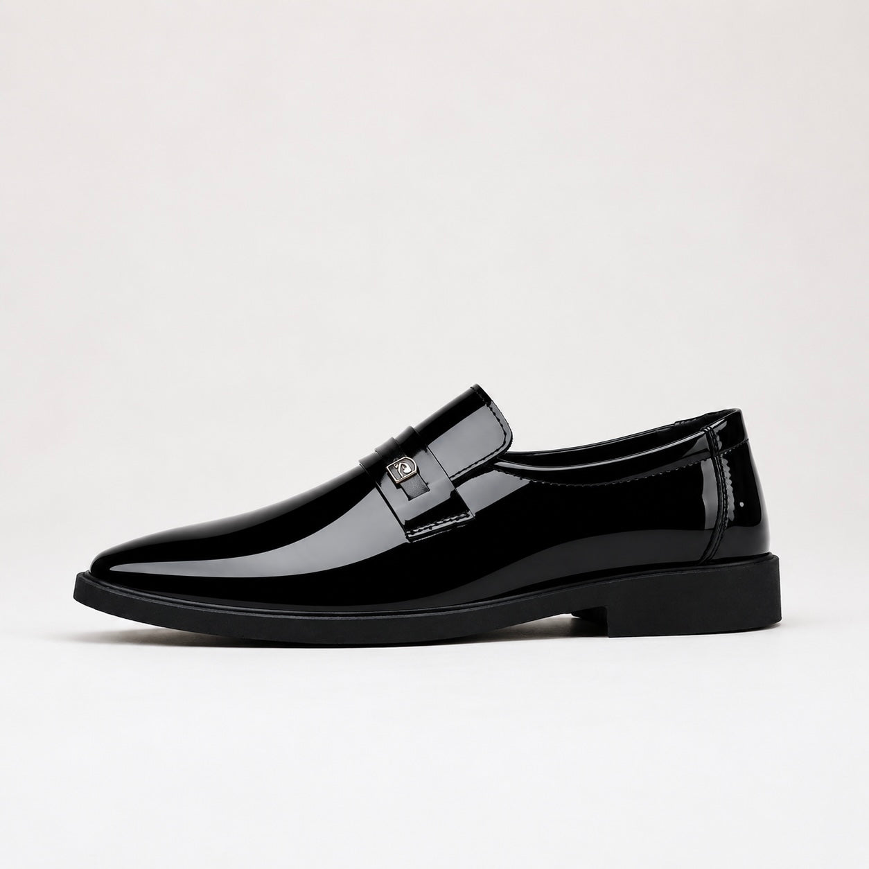 Men's Lucien Black Patent Loafers