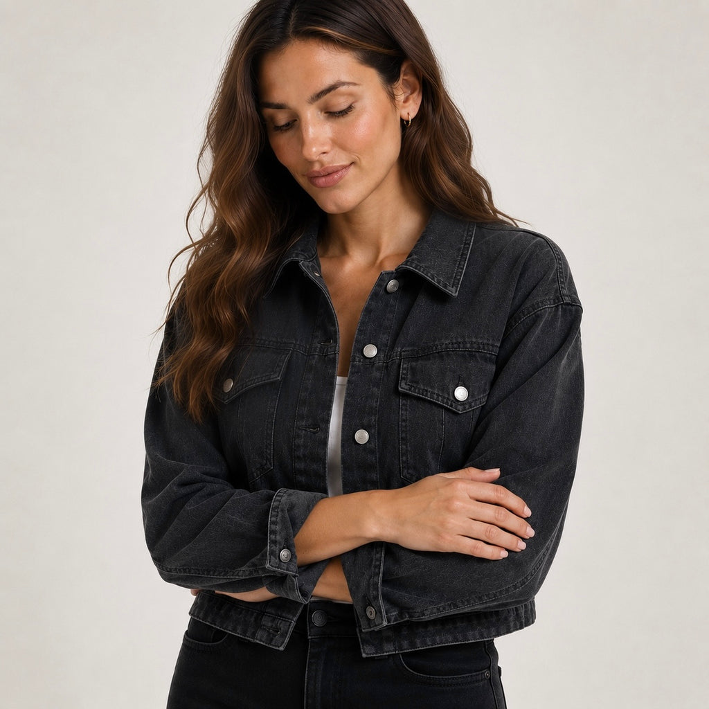 Women's Sienna Cropped Denim Jacket