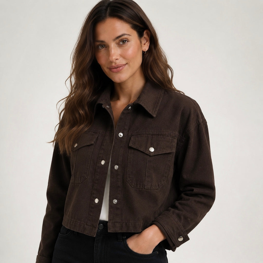 Women's Sienna Cropped Denim Jacket