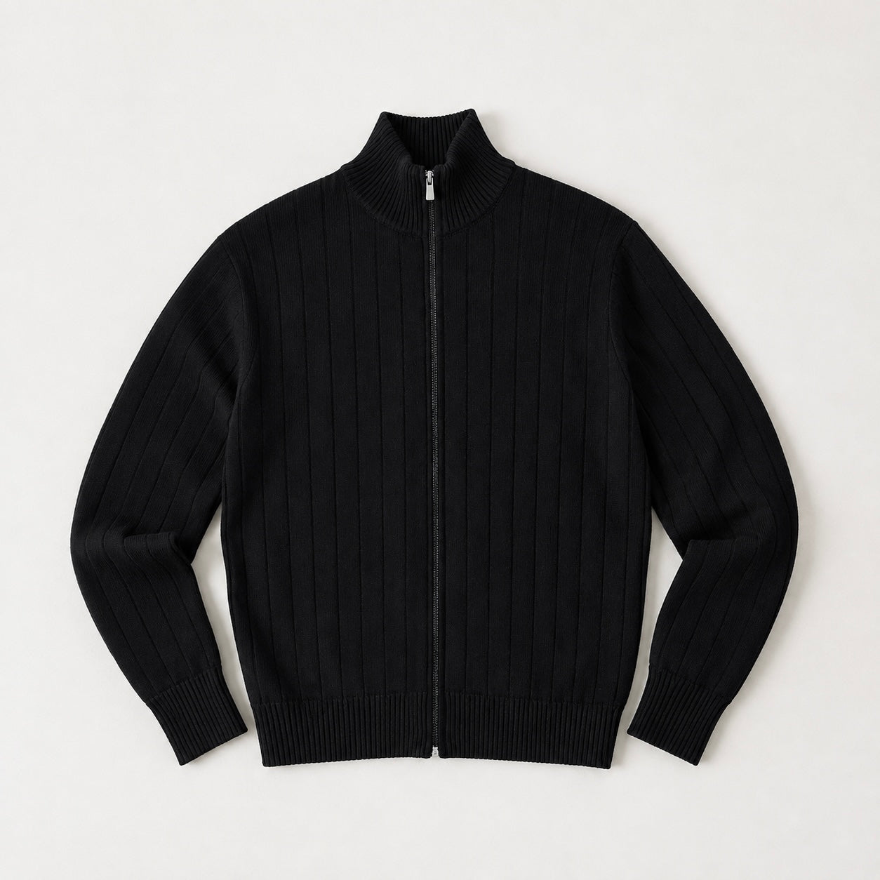 Men's Rowan Zip-Up Knit Smart Jumper - Smart/Office Wear