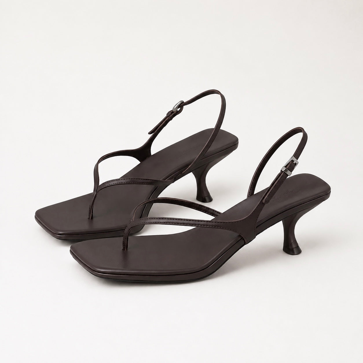 Women's Liora Square Orthopaedic Toe Heels with Strap