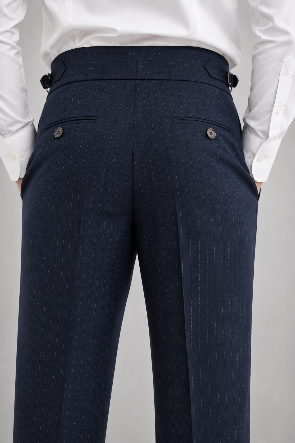 Men's Harlan High-Rise Pleated Tailored Trousers - Smart-Casual/Office Wear