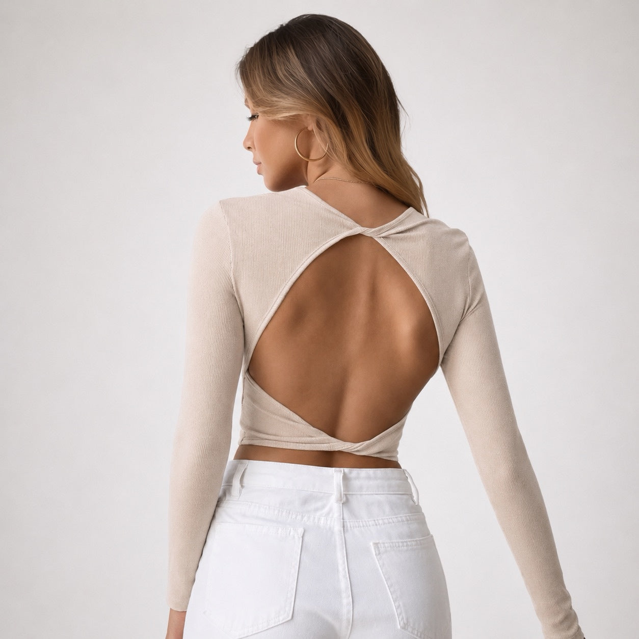 Women's Arin Open-Back Basic Top