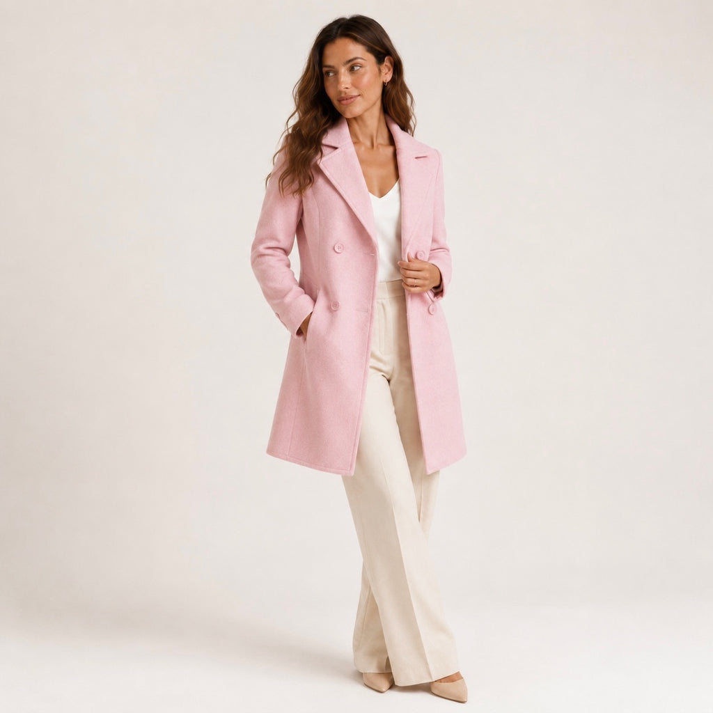 Women's Aurelia Double-Breasted Classic Autumn Coat