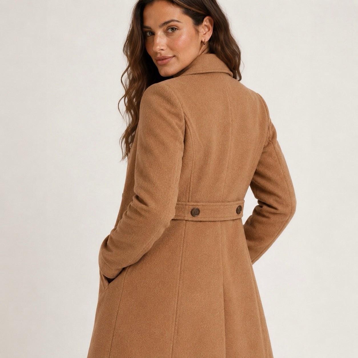 Women's Aurelia Double-Breasted Classic Autumn Coat