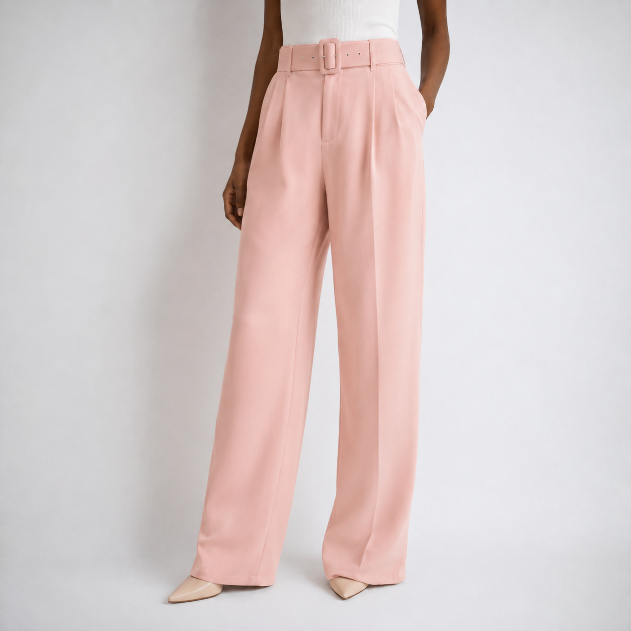 Women's Calira Cropped Belt Trousers