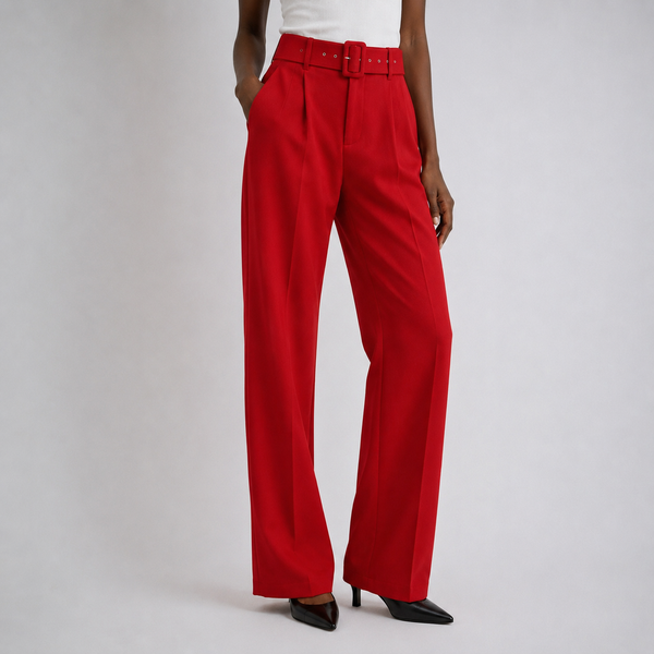 Women's Calira Cropped Belt Trousers
