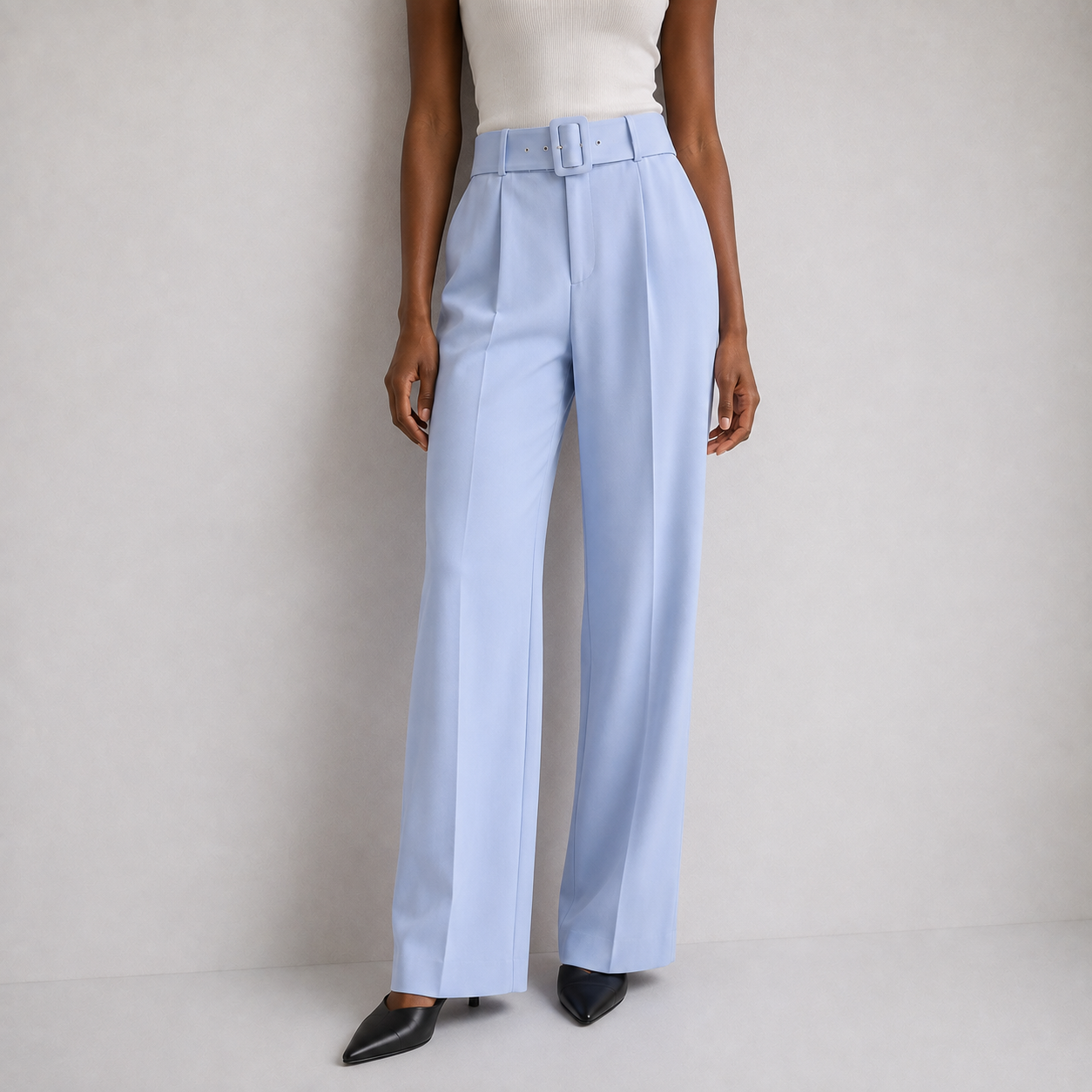 Women's Calira Cropped Belt Trousers