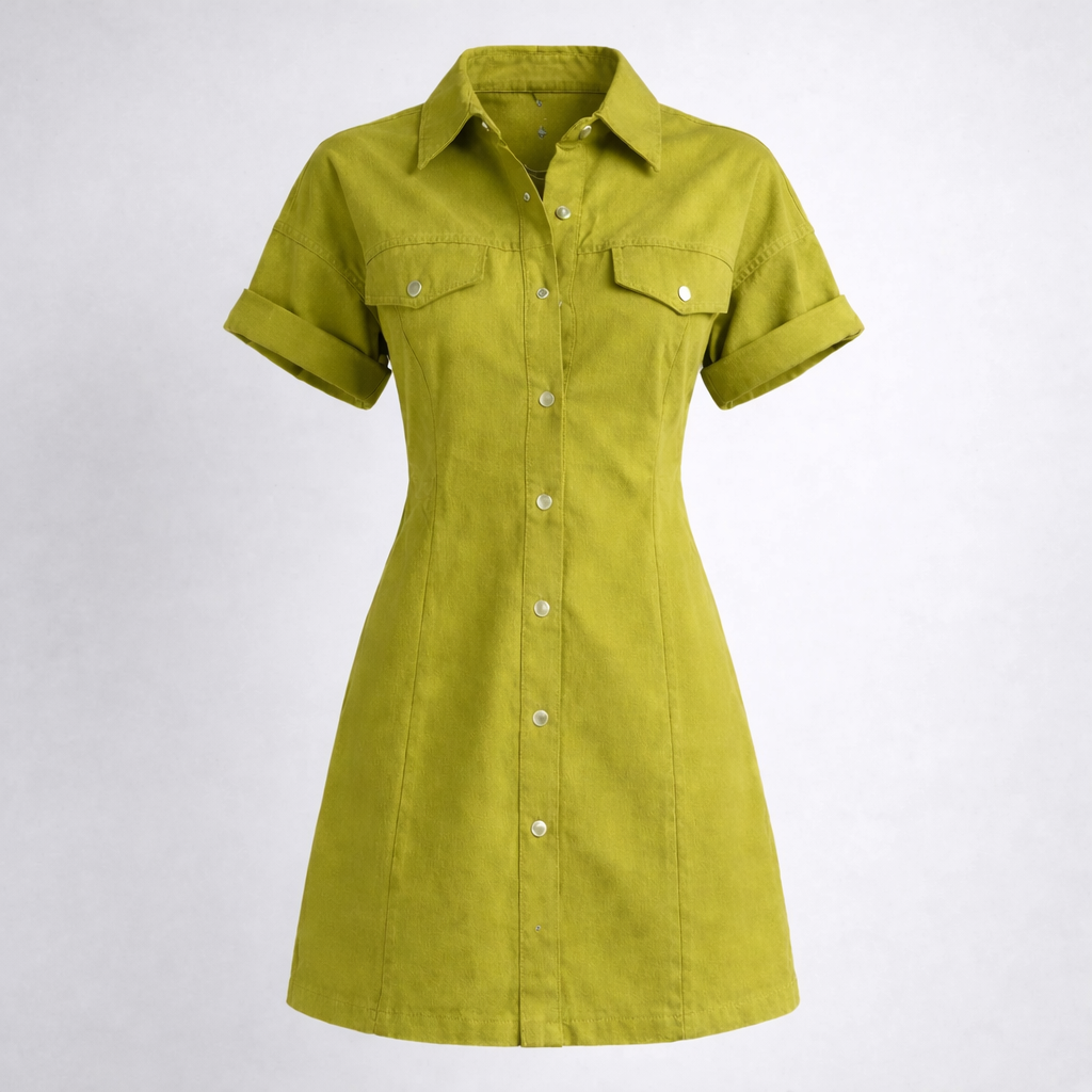 Aria Utility Shirt Dress