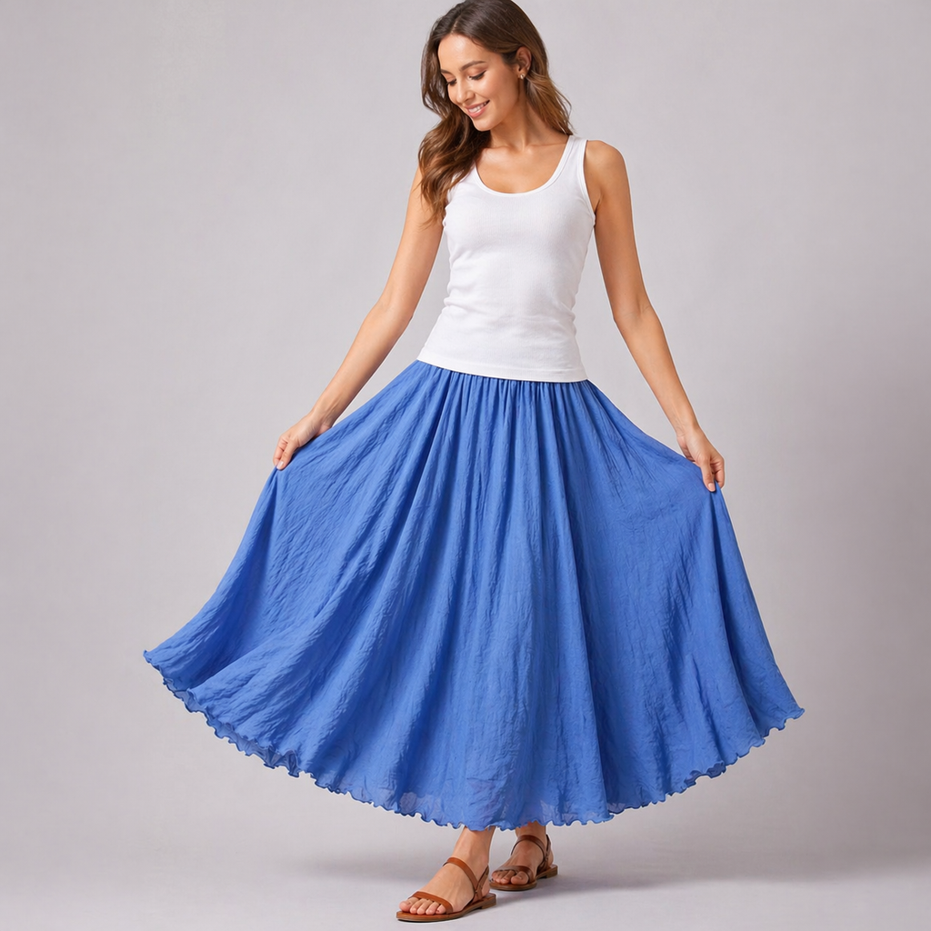 Saia Maxi Flow Skirt
