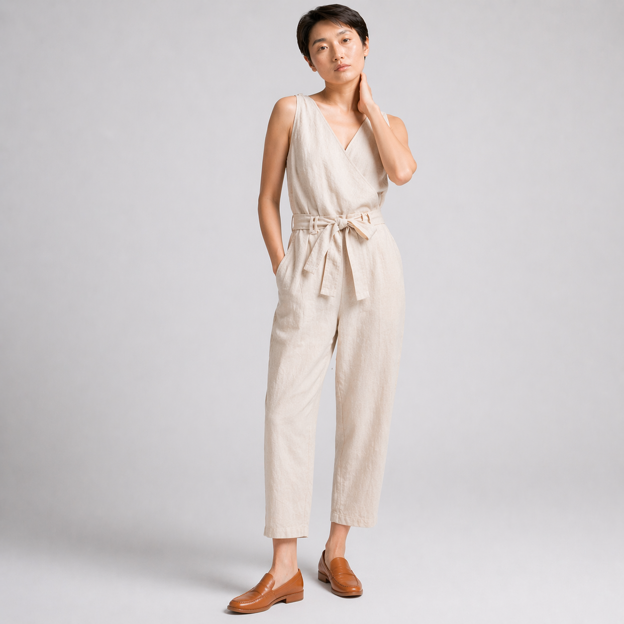 Coralie Linen Jumpsuit