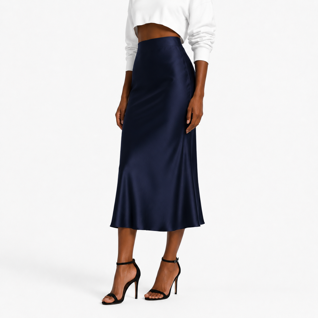 Valeria Satin Skirt